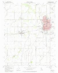 Hanford 1954 topographic map thumbnail