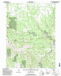 Happy Camp Mountain 1993 topographic map thumbnail