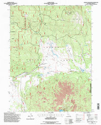 Harvey Mountain 1995 topographic map thumbnail