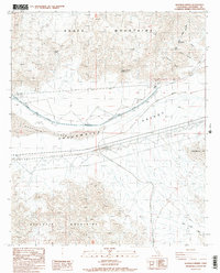 Hayfield Spring 1986 topographic map thumbnail
