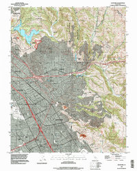 Hayward 1993 topographic map preview