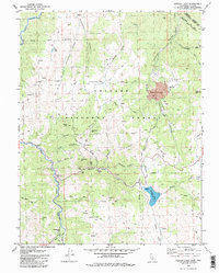 Heenan Lake 1979 topographic map thumbnail