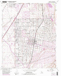 Hesperia 1956 topographic map thumbnail