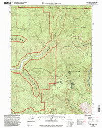 High Divide 1997 topographic map preview