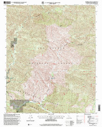 Hildreth Peak 1995 topographic map preview