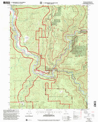 Hiouchi 1997 topographic map thumbnail