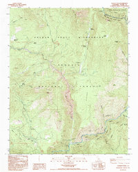 Hockett Peak 1993 topographic map thumbnail