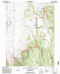 Hog Valley 1993 topographic map thumbnail