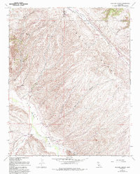 Holland Canyon 1961 topographic map thumbnail