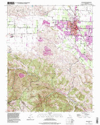 Hollister 1995 topographic map thumbnail