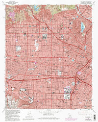 Hollywood 1966 topographic map thumbnail