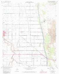 Holtville East 1957 topographic map thumbnail