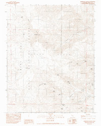 Homewood Canyon 1982 topographic map thumbnail