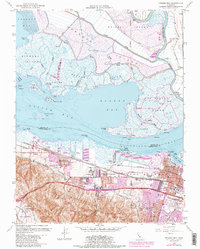 Honker Bay 1953 topographic map thumbnail