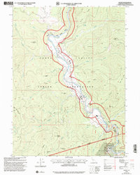 Hoopa 1997 topographic map thumbnail