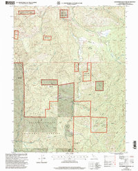 Hoosimbim Mountain 1998 topographic map thumbnail