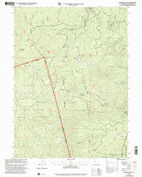 Hopkins Butte 1997 topographic map thumbnail