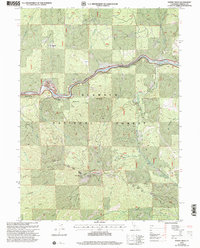 Horse Creek 2001 topographic map thumbnail