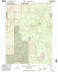 Horse Peak 1998 topographic map thumbnail