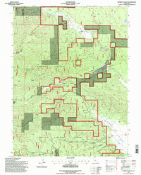 Humbug Valley 1995 topographic map thumbnail