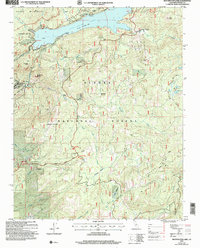 Huntington Lake 2004 topographic map thumbnail