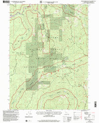 Hurdygurdy Butte 1997 topographic map thumbnail