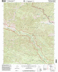 Hurricane Deck 1995 topographic map thumbnail