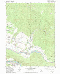 Hydesville 1979 topographic map thumbnail