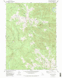 Iaqua Buttes 1979 topographic map thumbnail