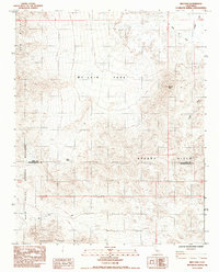 Ibex Pass 1984 topographic map thumbnail