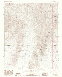 Ibex Spring 1985 topographic map thumbnail