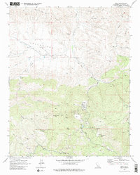 Idria 1969 topographic map preview