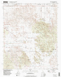 Indian Cove 1995 topographic map thumbnail