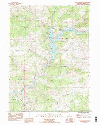 Iron Gate Reservoir 1984 topographic map thumbnail