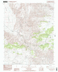 Jackass Canyon 1988 topographic map thumbnail