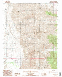 Jail Canyon 1988 topographic map preview