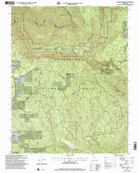 Jawbone Ridge 2001 topographic map thumbnail