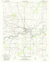 Laton 1953 topographic map thumbnail
