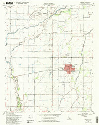 Lemoore 1954 topographic map thumbnail