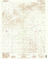 Little Chuckwalla Mts topographic map thumbnail