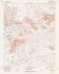 Lone Butte 1973 topographic map thumbnail