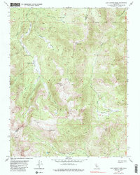 Lost Cannon Peak 1954 topographic map thumbnail