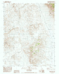 Louisiana Butte 1982 topographic map thumbnail