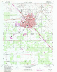Madera 1963 topographic map thumbnail