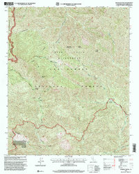 Madulce Peak 1995 topographic map thumbnail