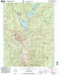 Mammoth Pool Dam 2004 topographic map thumbnail