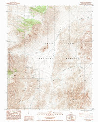 Manly Peak 1984 topographic map thumbnail