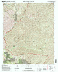 Manzanita Mountain 1995 topographic map thumbnail