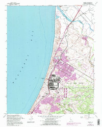 Marina 1947 topographic map thumbnail