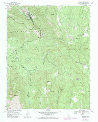 Mariposa 1947 topographic map thumbnail